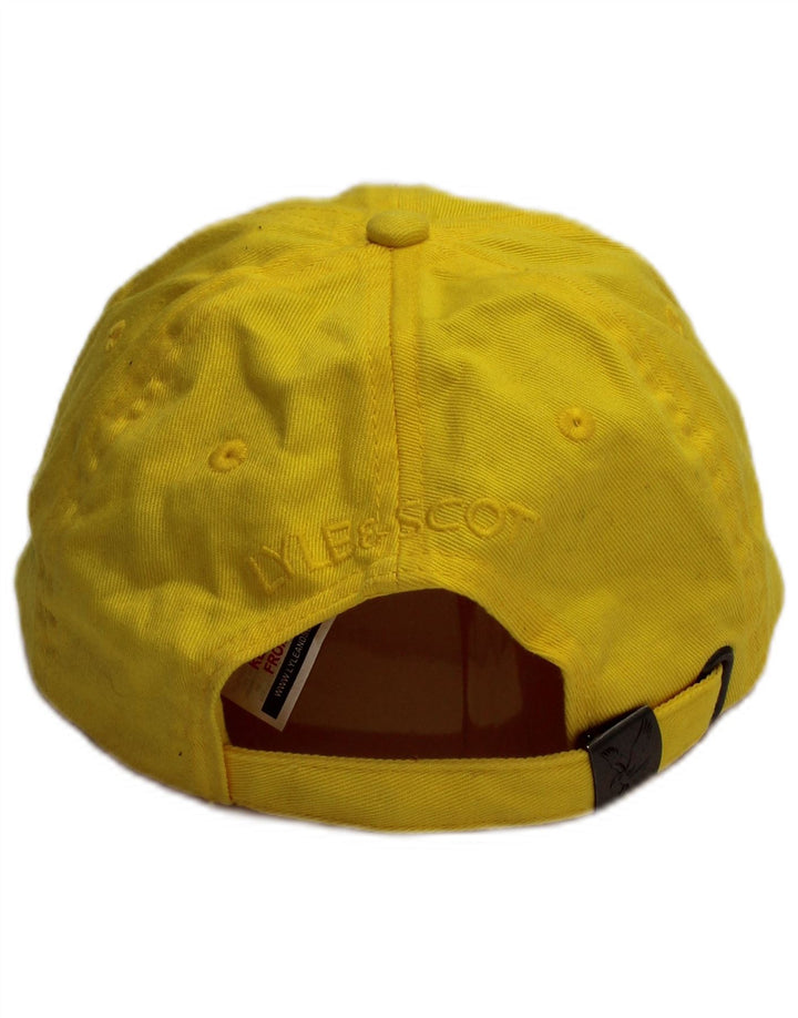LYLE & SCOTT Ανδρικό γραφικό καπέλο μπέιζμπολ One Size Yellow Cotton Classic