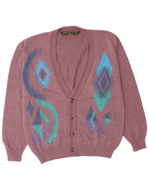 Ανδρικό πουλόβερ Frank Alexs Cardigan IT 50 Medium Purple Argyle/Diamond Cotton