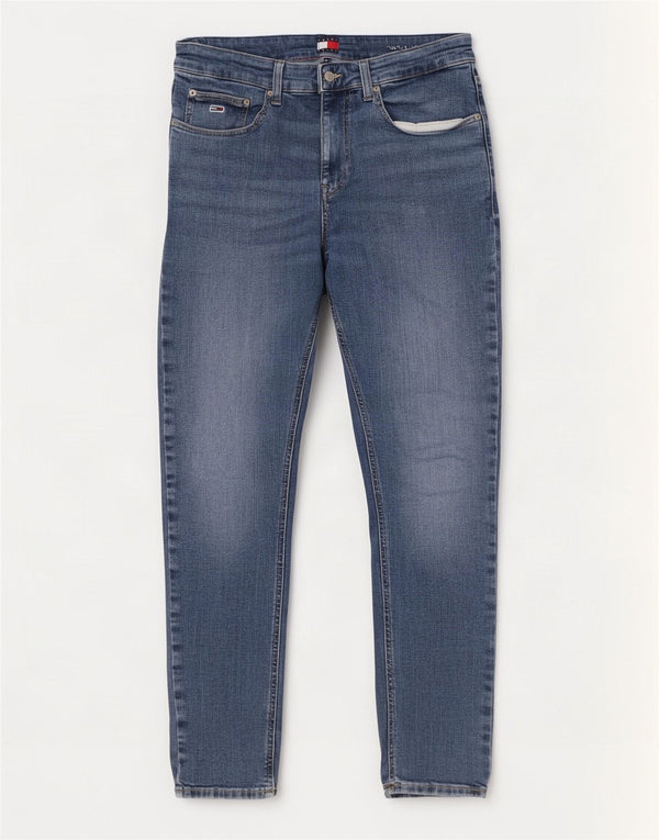Tommy Hilfiger Ανδρικό Austin Slim Tapered Jeans W33 L34 Μπλε βαμβακερό
