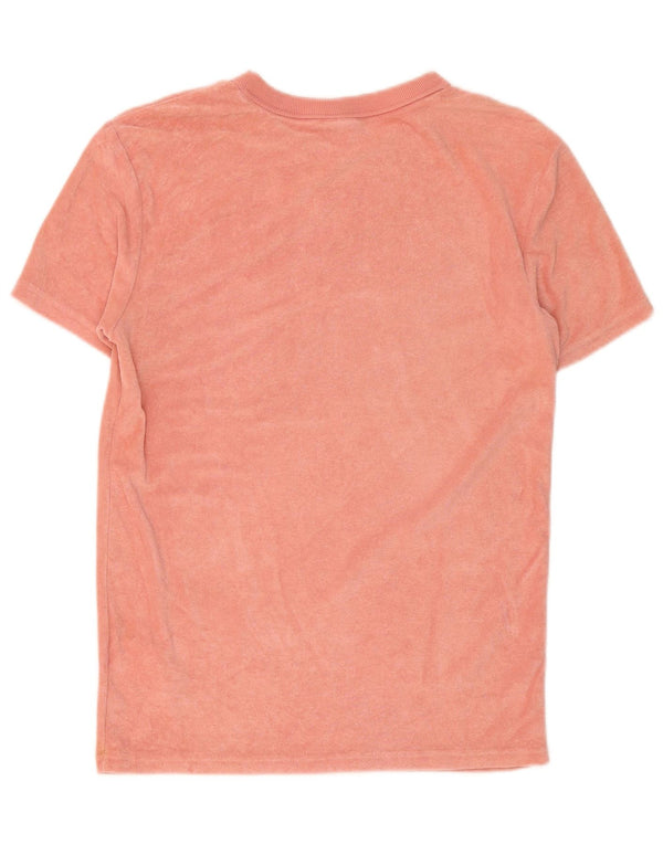 Ανδρικό βελούδινο T-Shirt Puma XS Ροζ Βαμβακερό