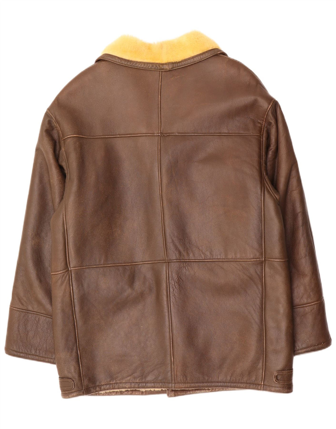 Vintage Ανδρικό παλτό Shearling UK 40 Large Brown