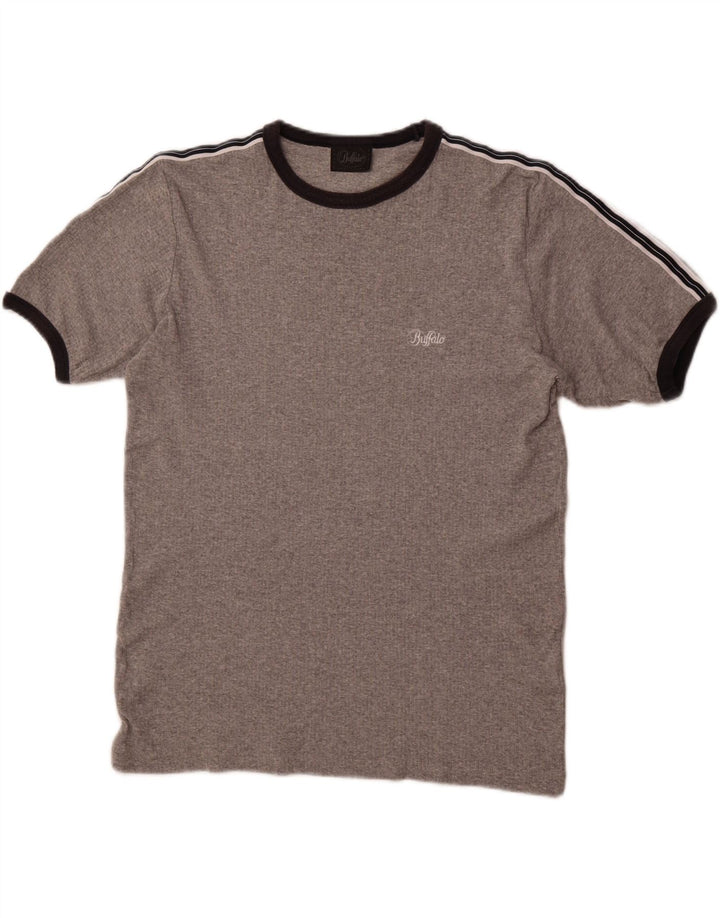 Ανδρικό T-Shirt BUFFALO Τοπ μεσαίο γκρι βαμβακερό