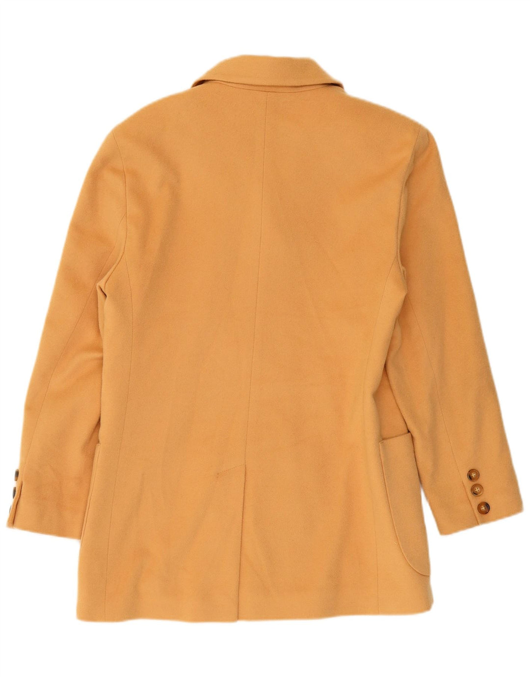 HENRY WHITE Γυναικείο σακάκι σακάκι με 3 κουμπιά UK 14 μεγάλο μπεζ μαλλί