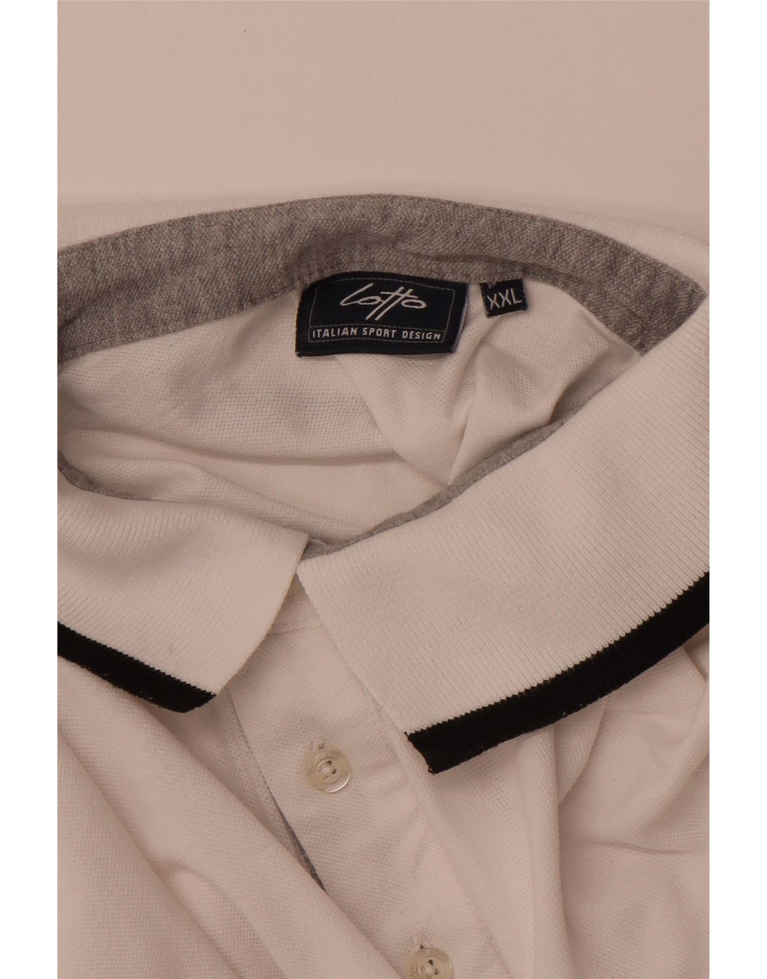 LOTTO Ανδρικό Πόλο Μπλουζάκι 2XL Λευκό