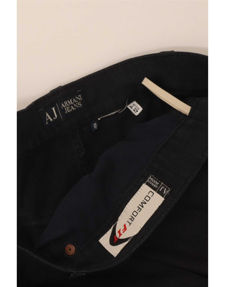Armani Ανδρικό ίσιο casual παντελόνι W42 L30 μαύρο