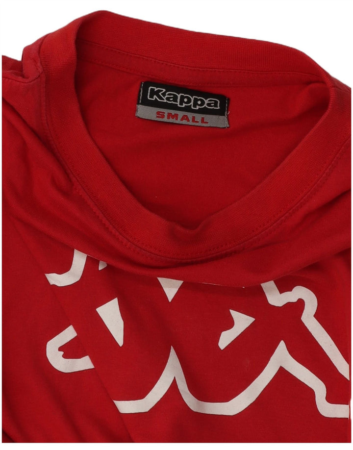 Ανδρικό γραφικό T-Shirt Kappa Top Small Red