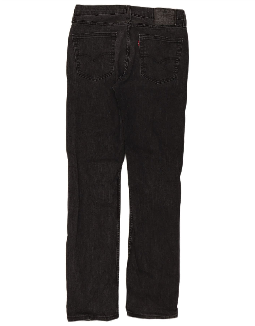 Levi's Mens 514 Straight Jeans W32 L34 Μαύρο βαμβακερό