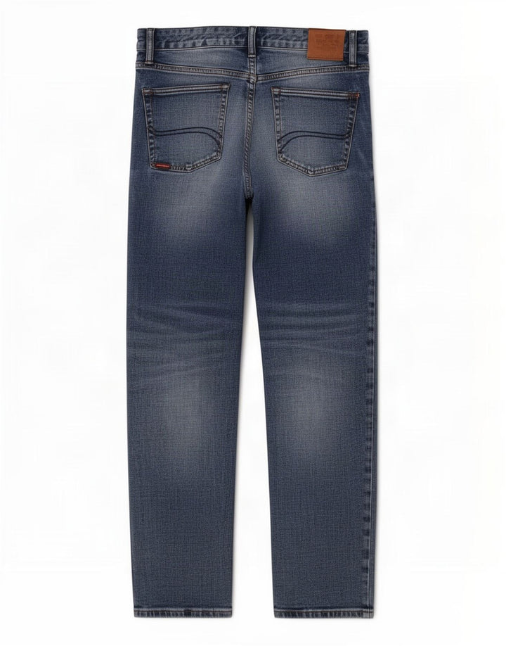 Ανδρικό τζιν ίσιο Superdry W34 L29 Μπλε βαμβακερό