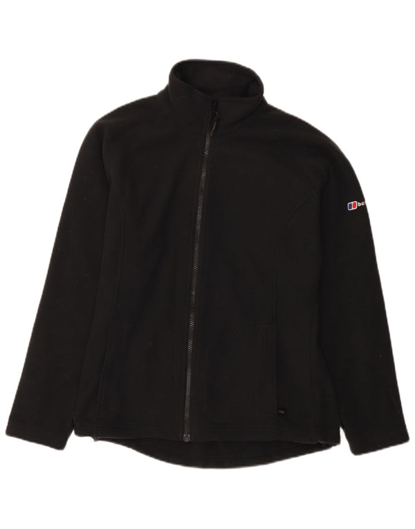 Berghaus Womens Liner Fleece Jacket UK 10 Small  Black Polyester