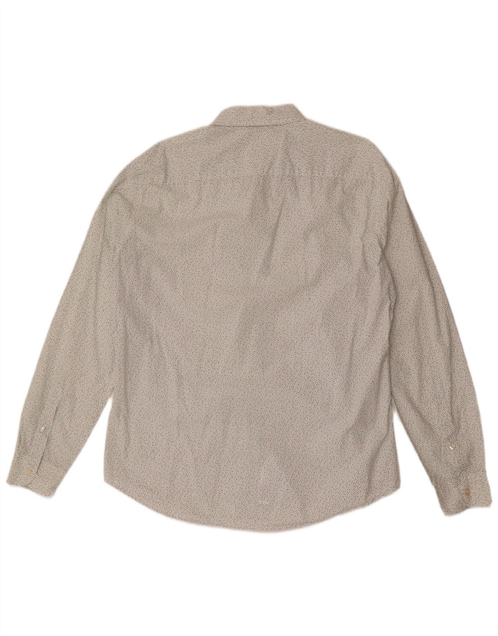 BENETTON Ανδρικό πουκάμισο Slim Fit Μεγάλο Λευκό στίγμα