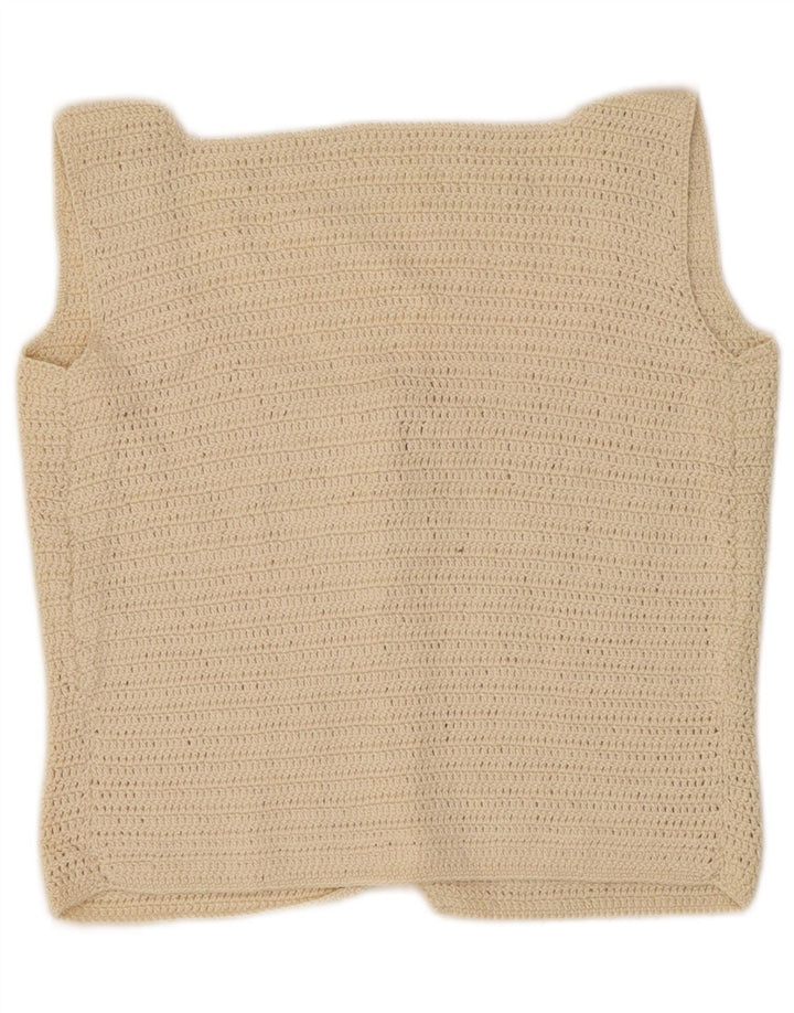 Vintage γυναικείο Crop Top 10 Small Off White