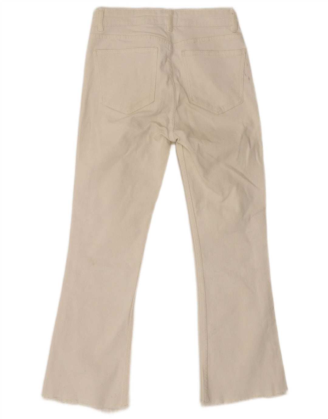 Zara Γυναικείο τζιν EU 38 Small W28 L26 Λευκό βαμβακερό