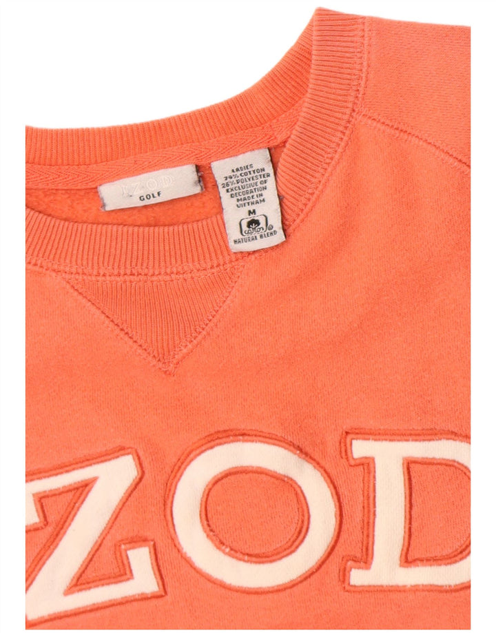 Izod Γυναικείο Φούτερ Jumper UK 14 Μεσαίο Πορτοκαλί Βαμβακερό