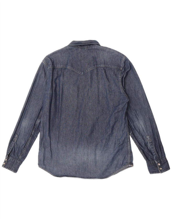 Ανδρικό τζιν πουκάμισο Levi's μεγάλο μπλε