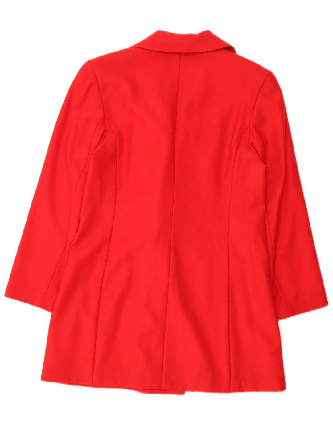 Vintage γυναικείο διπλό μπουφάν σακάκι UK 12 Medium Red