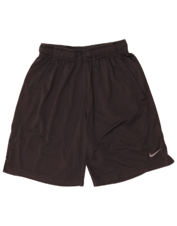 Ανδρικό αθλητικό σορτς Nike Dri Fit, μικρό μαύρο πολυεστέρα
