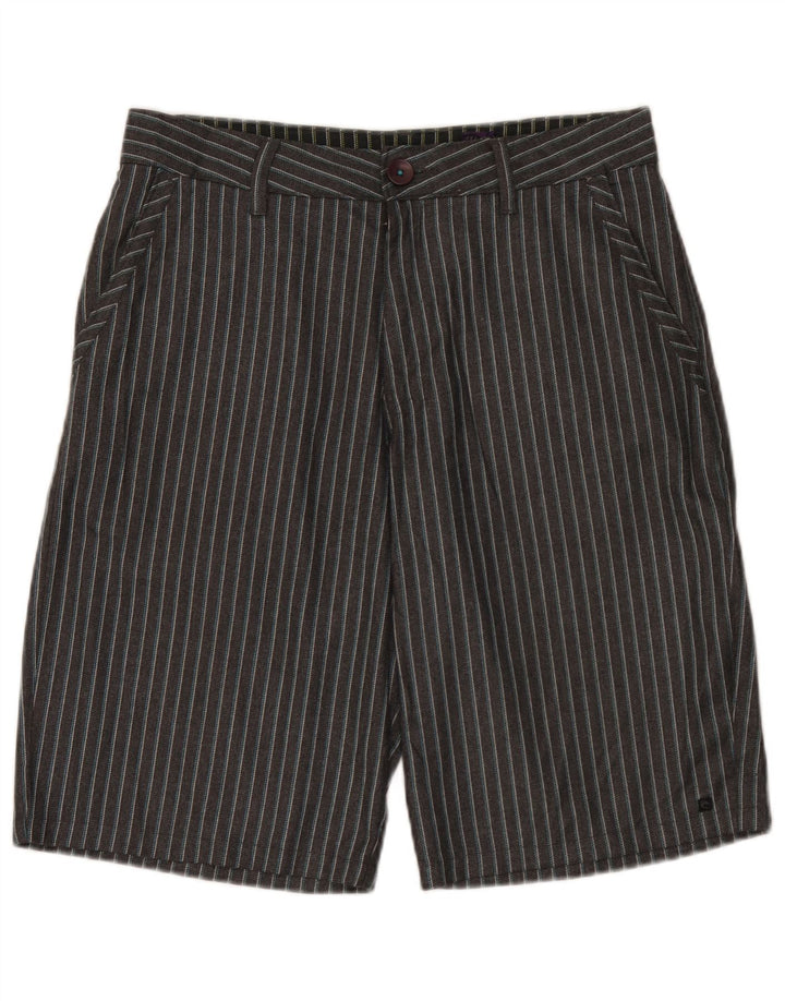 Ανδρικό σορτς Chino Rip Curl W32 με μεσαίο γκρι ριγέ πολυεστέρα