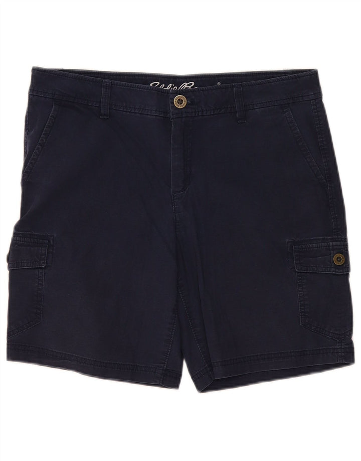 Eddie Bauer Γυναικείο σορτς Cargo US 10 Μεγάλο W34 Navy Blue Cotton
