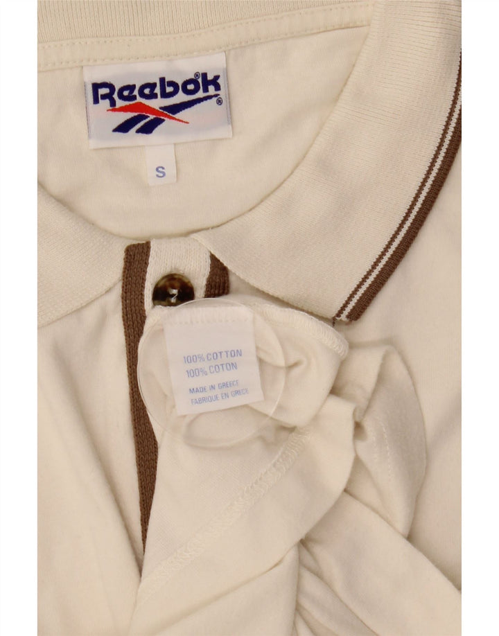 Ανδρικό κοντομάνικο πουκάμισο Reebok Loose Fit Μικρό λευκό βαμβακερό