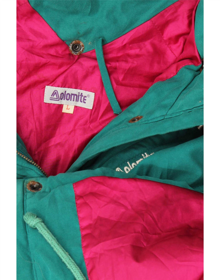 Γυναικείο μπουφάν με κουκούλα Dolomite Windbreaker UK 16 Large Green