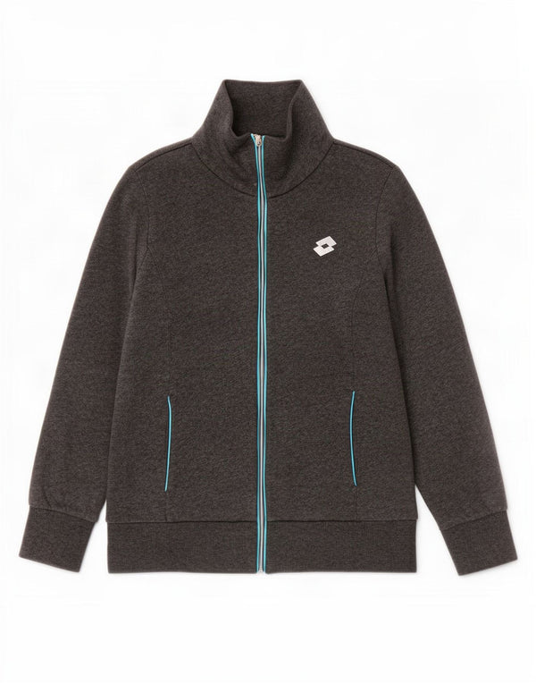 Γυναικεία αθλητική φόρμα Lotto Top Jacket UK 14 Large Grey Cotton