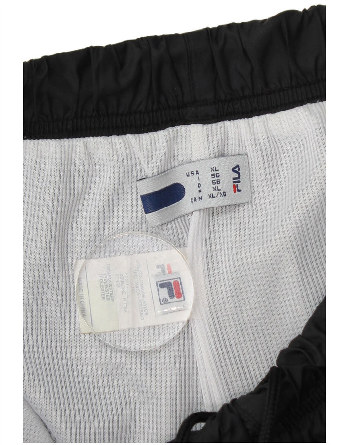 Ανδρική αθλητική φόρμα Fila Παντελόνι Joggers XL Black Polyamide
