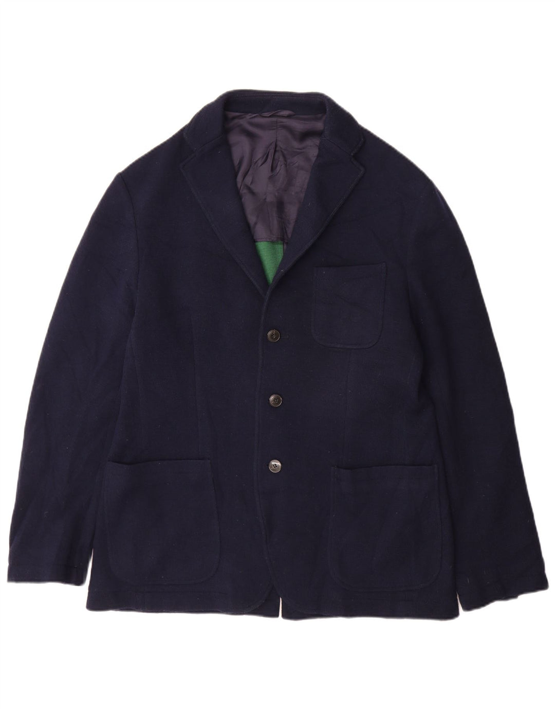 Fred Perry Ανδρικό σακάκι 3 κουμπιών μπλέιζερ IT 42 XL Navy Blue Cotton