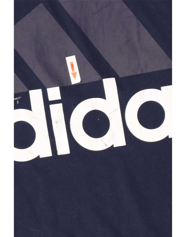 Ανδρικό γραφικό T-Shirt Adidas Top XL Navy Blue