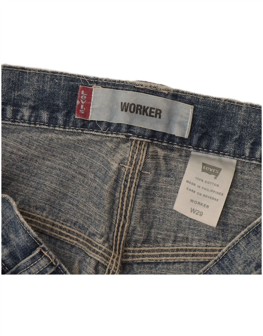 Ανδρικό τζιν σορτς Levi's Workwear W29 Μεσαίο μπλε βαμβακερό