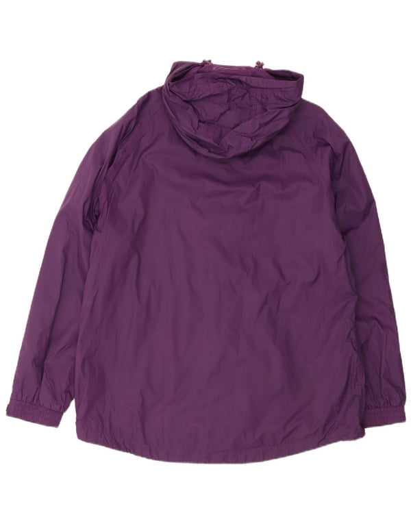 Mountain Warehouse Γυναικείο μπουφάν βροχής με κουκούλα UK 18 XL Μωβ