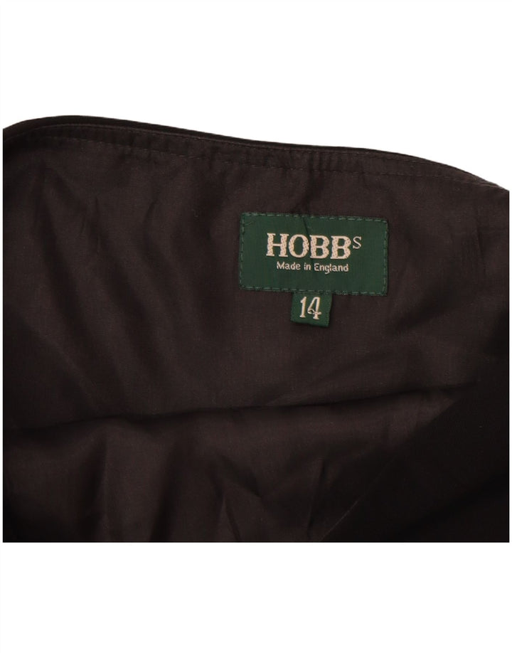 HOBBS Γυναικεία Τρομπέτα Φούστα UK 14 Large W32 Μαύρο Πολυεστέρας