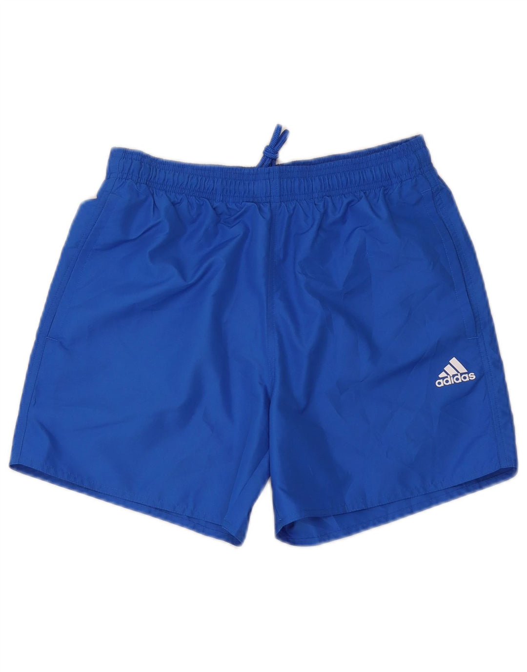 Ανδρικό αθλητικό σορτς Adidas από μεσαίο μπλε πολυεστέρα