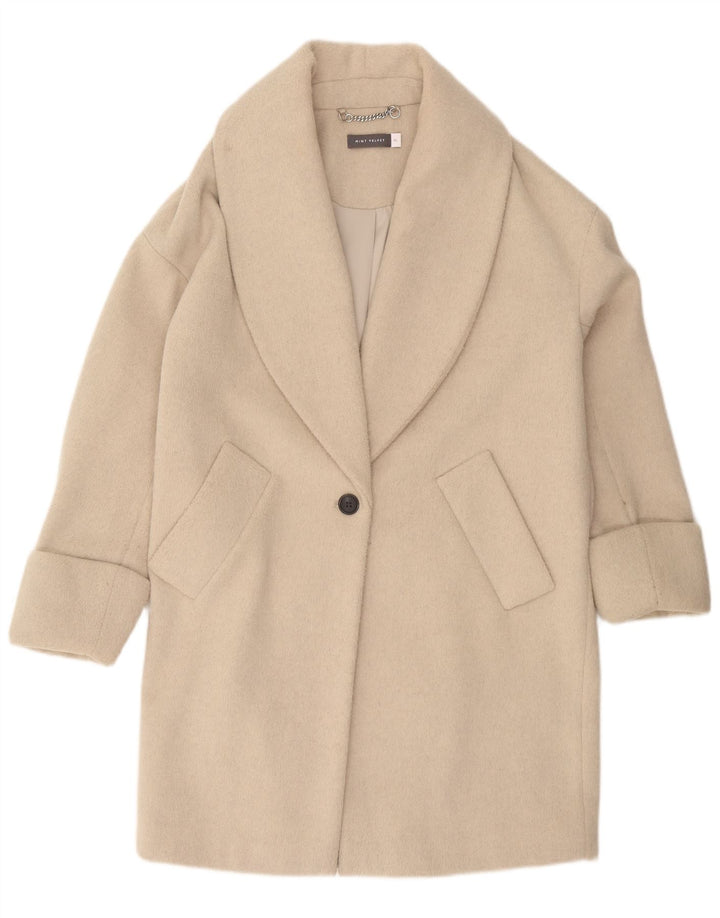 Γυναικείο παλτό MINT VELVET Oversized UK 6 XS Beige Polyester