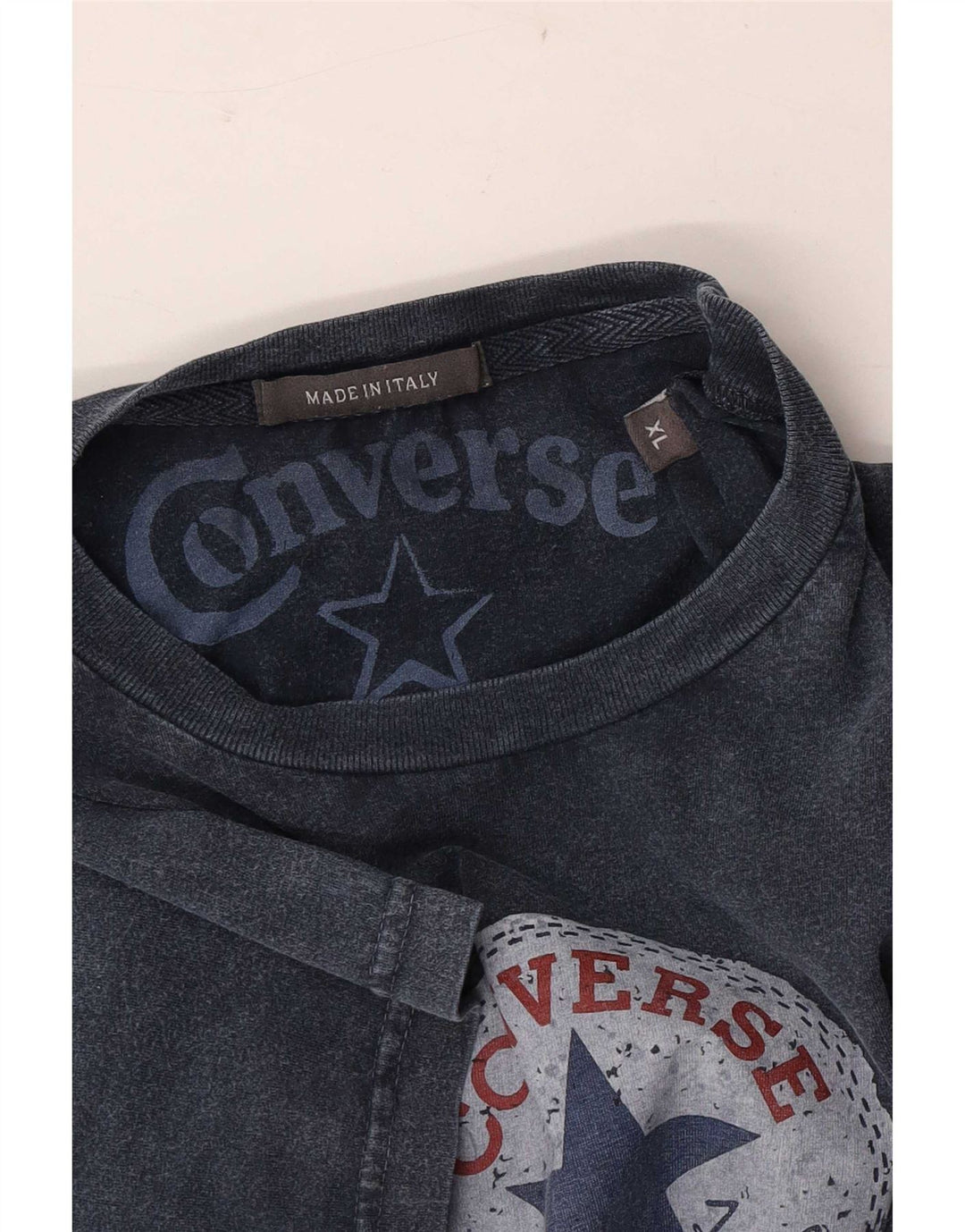 Converse Ανδρικό T-Shirt Chuck Taylor Graphic Top XL Blue