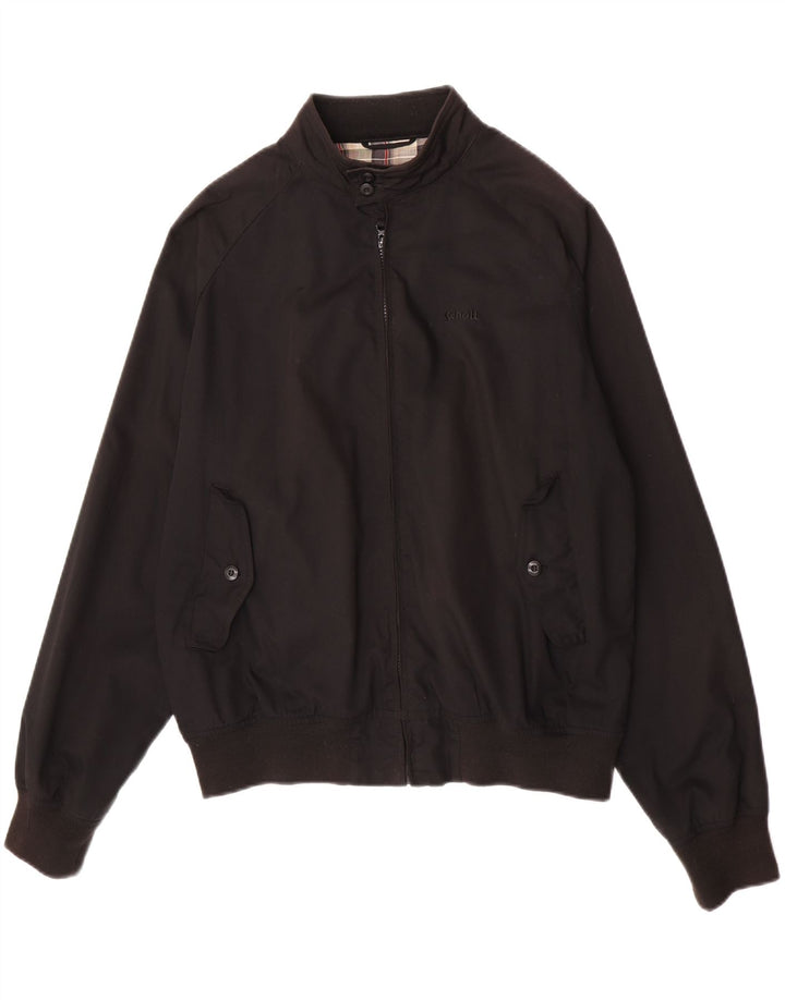 Ανδρικό μπουφάν Schott Bomber UK 40 Large Black Polyester