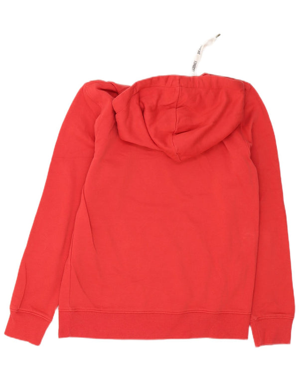 Jack & Jones Mens Graphic Hoodie Jumper Small Red Cotton
