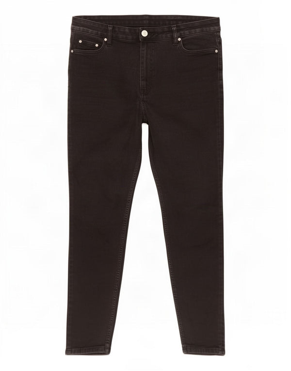 Marks & Spencer Womens The Ivy Skinny Jeans UK 18 XL W36 L28 Γκρι βαμβακερό
