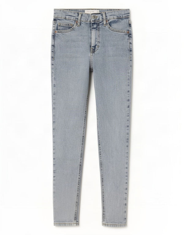 Topshop Γυναικεία Jamie Skinny Jeans W26 L25 Blue Cotton