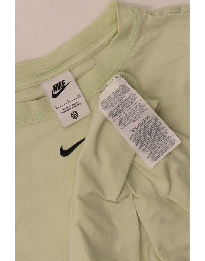 Ανδρικό μπλουζάκι Nike, μικρό πράσινο βαμβακερό