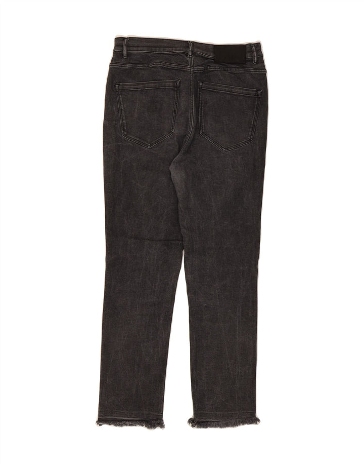MASSIMO DUTTI Womens Cropped Jeans US 8 Medium W28 L25 Grey Vintage Massimo Dutti and Second-Hand Massimo Dutti from Messina Hembry 