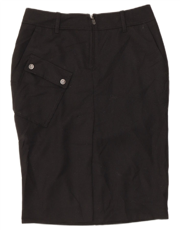 Belstaff Γυναικεία Γραφική Pencil Φούστα IT 44 Medium W30 Μαύρη Μάλλινη