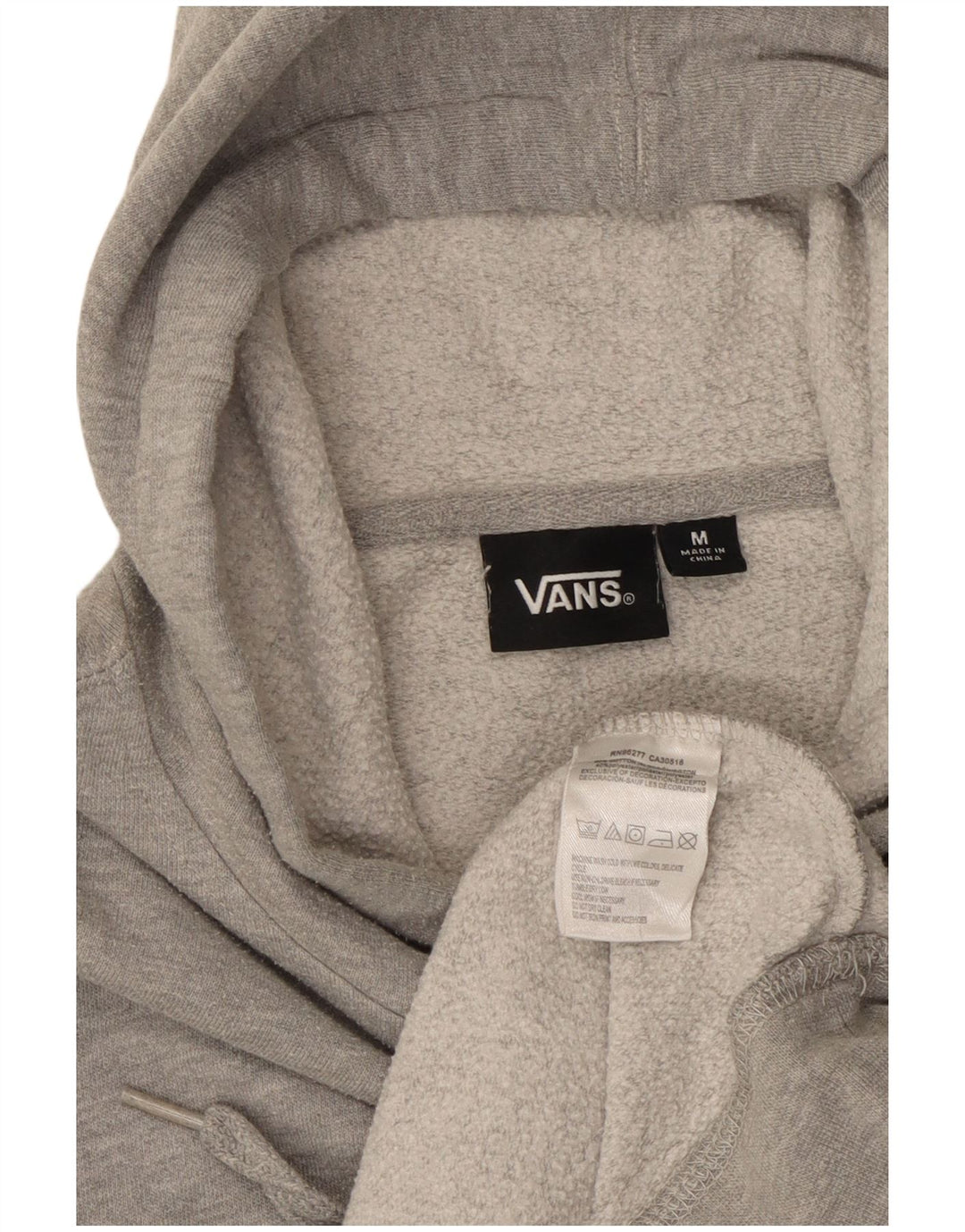 Ανδρικό γραφικό κουκούλα VANS, μεσαίο γκρι βαμβακερό