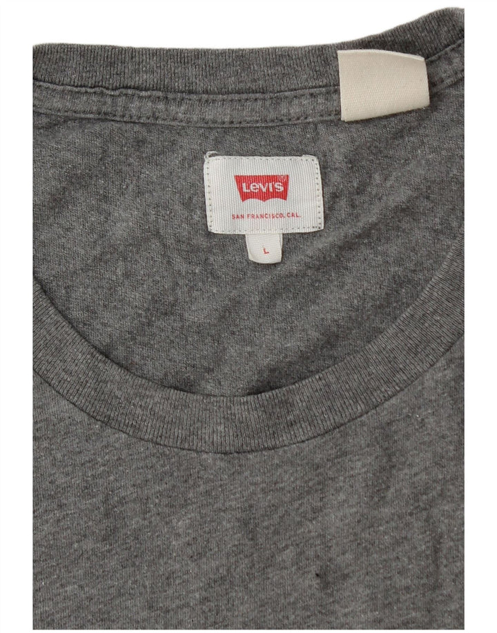 Ανδρικό T-Shirt Levi's Top Large Grey Flecked