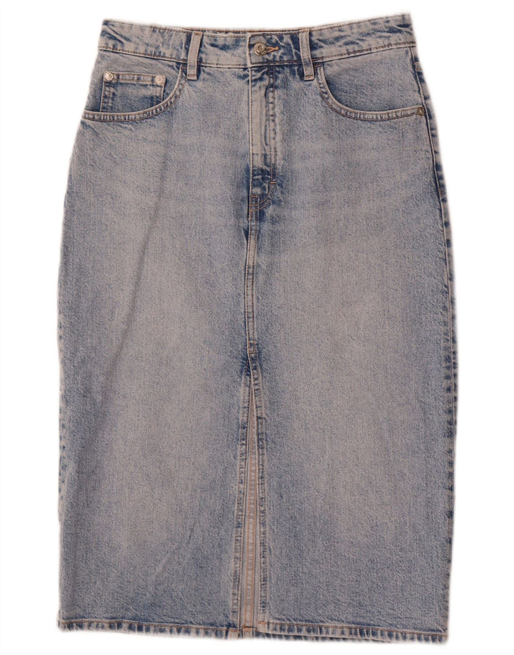 Zara Γυναικεία Τζιν Φούστα Μεσαία W28 Μπλε Βαμβακερή