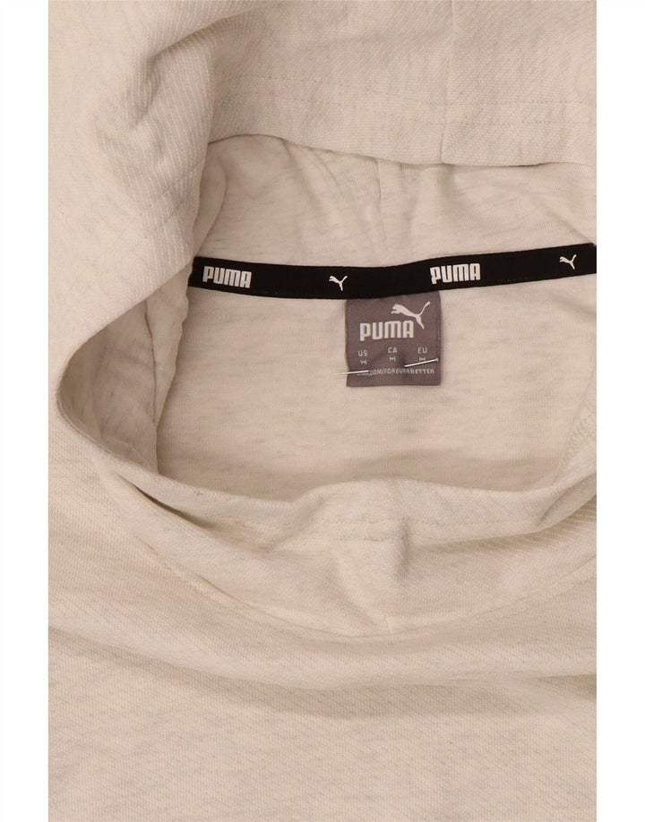 Puma γυναικεία κουκούλα με κουκούλα Crop UK 14 Medium Off White