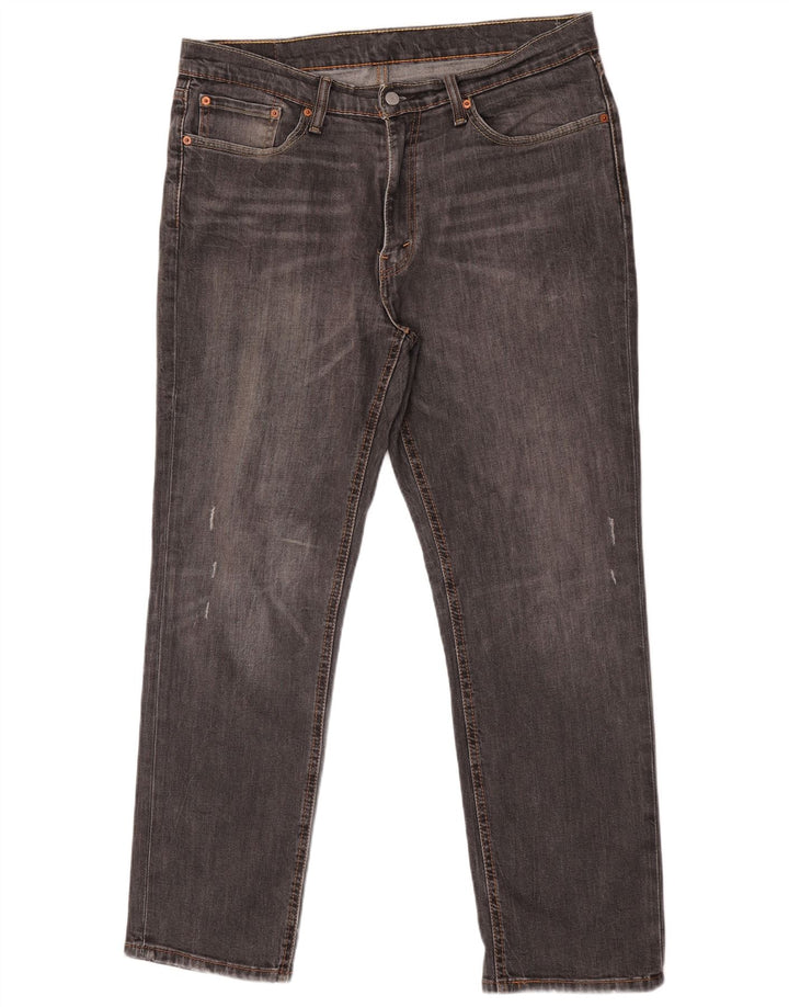 Levi's Mens 541 Slim Jeans W36 L32 Γκρι βαμβακερό