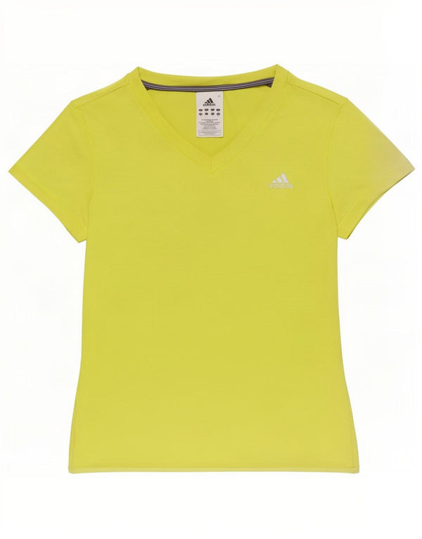 Adidas Γυναικείο T-Shirt Poplin UK 14 Medium Green Polyamide