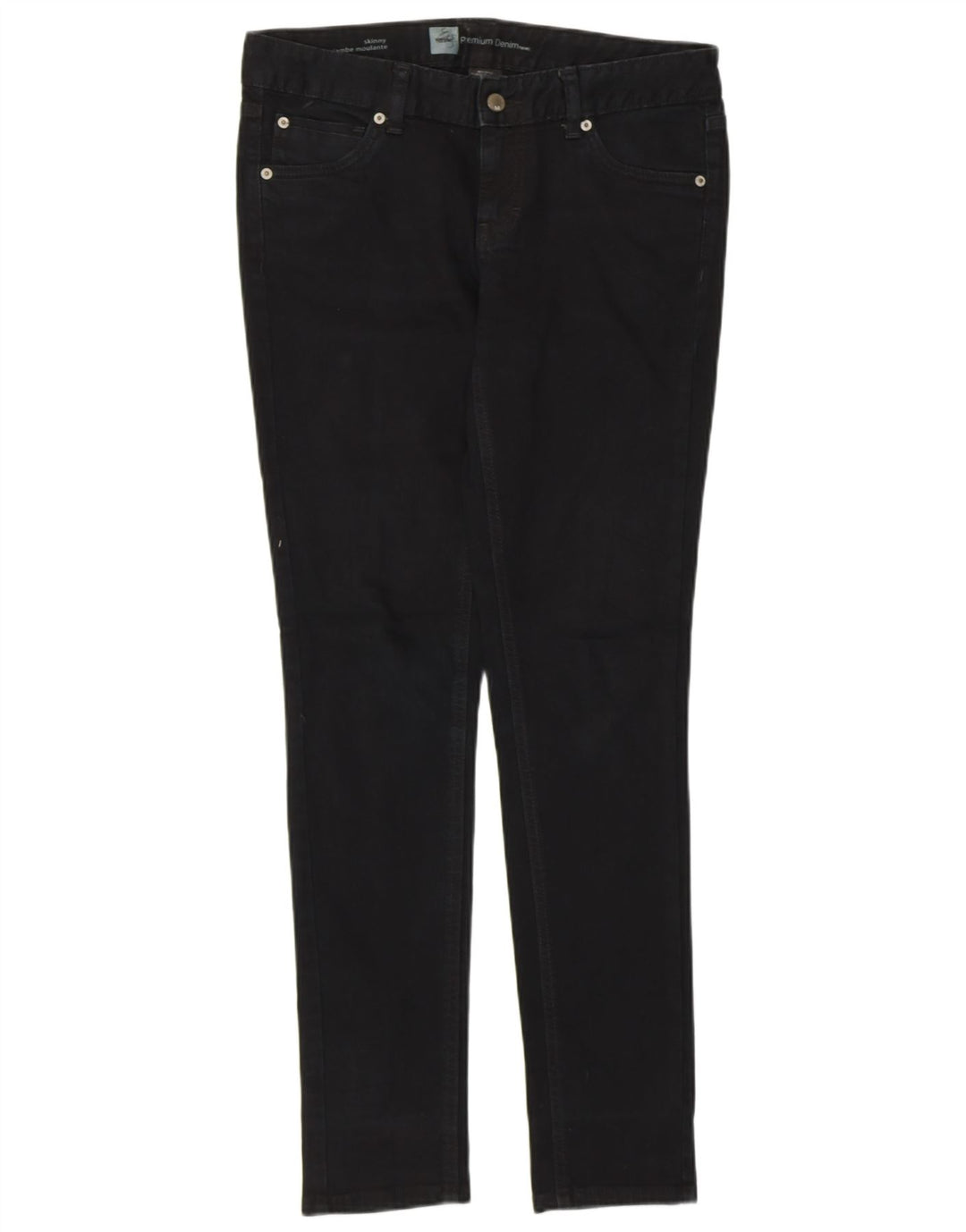 Mossimo Γυναικείο Stretch Skinny Jeans US 4 Small W30 L30 μαύρο βαμβακερό