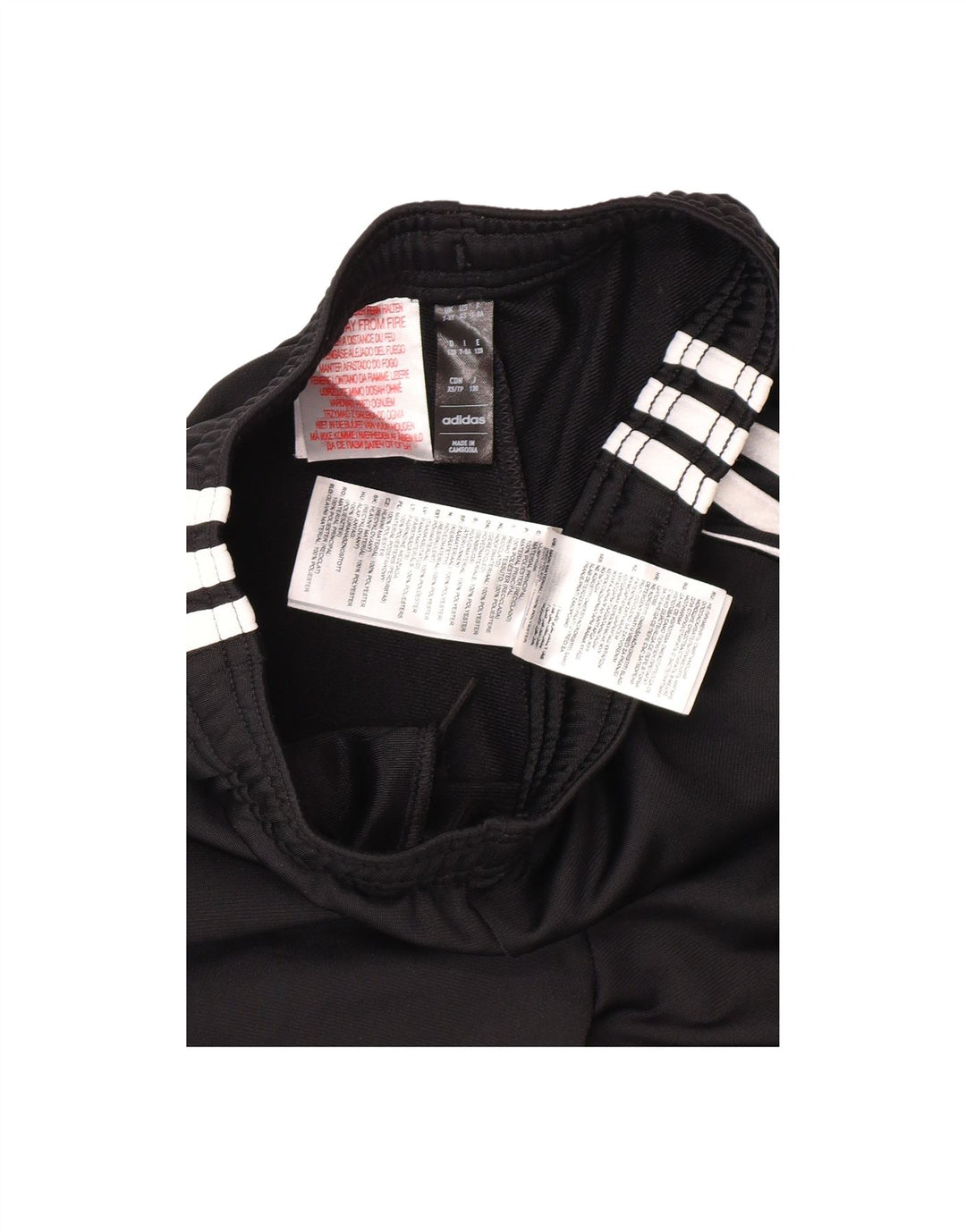 ADIDAS Boys Aeroready Tracksuit Trousers 7-8 Years  Black Polyester