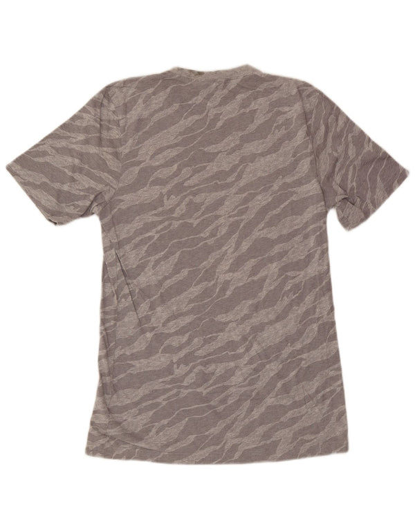 Ανδρικό γραφικό T-Shirt Adidas Top Small Grey Animal Print Βαμβακερό